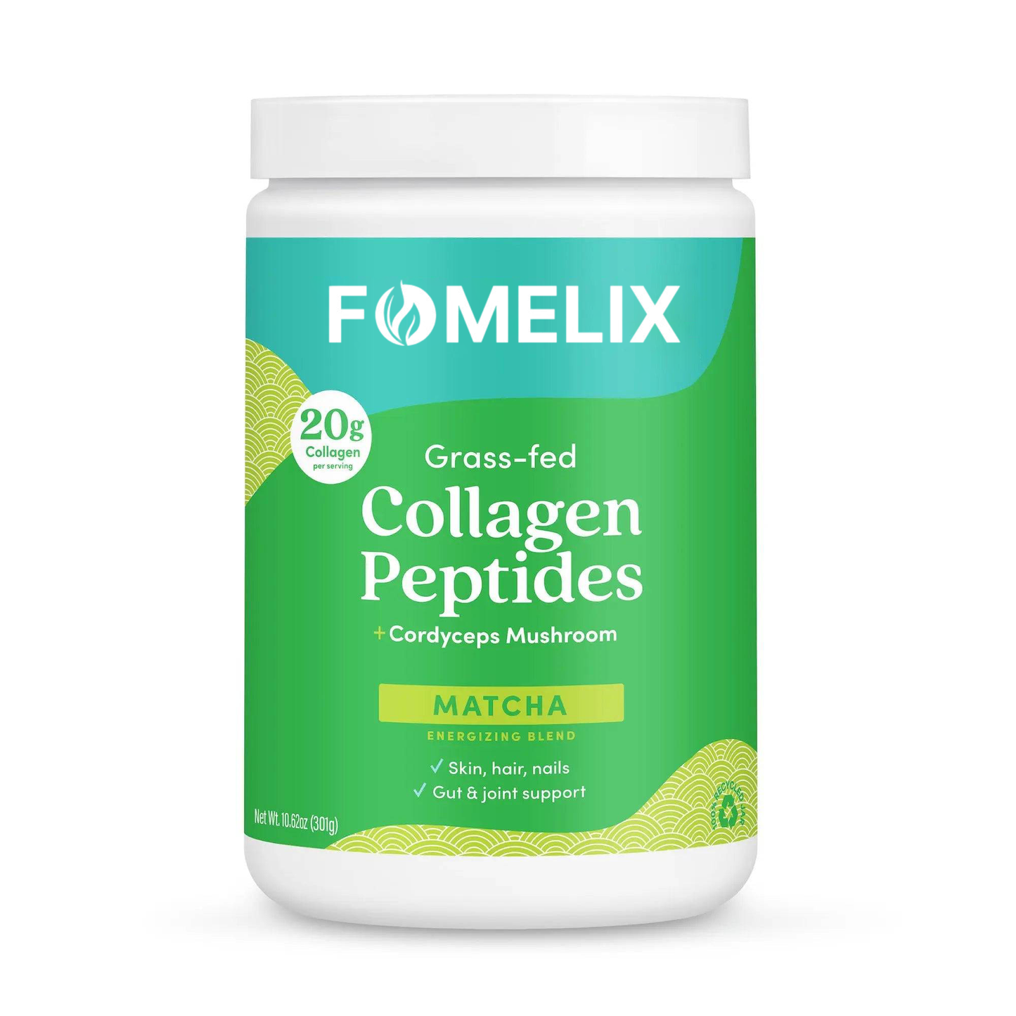 FOMELIX® Matcha Collagen Peptides Powder