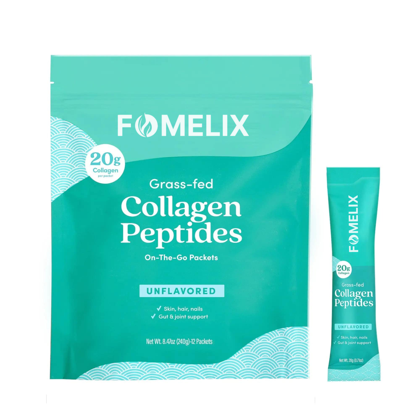 FOMELIX® Unflavored Collagen Stick Packets